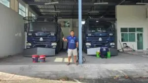 ตั้งศูนย์คู่ล้อหน้า
กรองดักน้ำ
กรองดักน้ำ
น้ำมันเฟืองท้าย